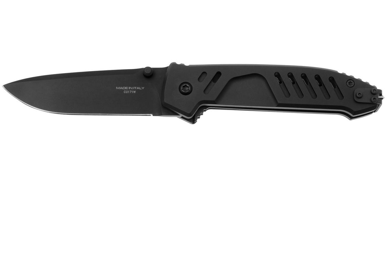 Extrema Ratio MF1 EVO D 04.1000.0232/BLK/BLK, Black Böhler N690, Black Aluminum zakmes