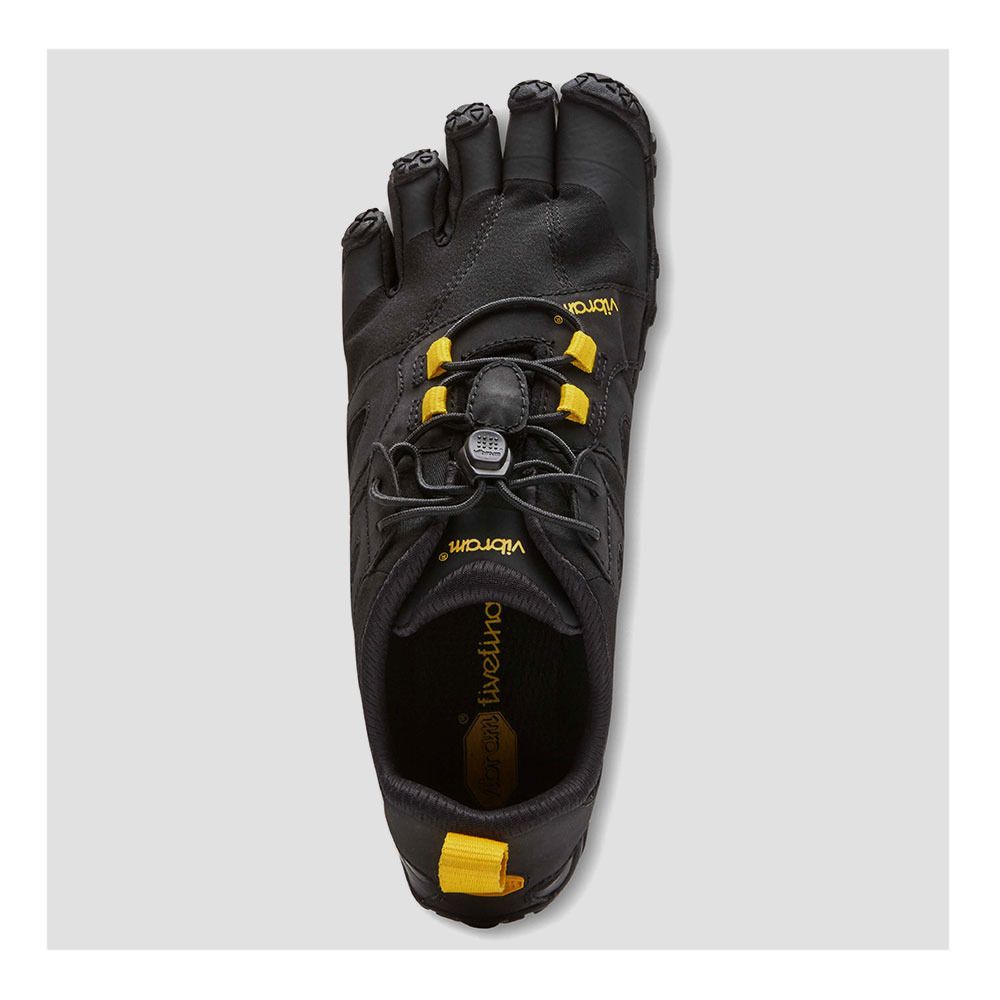Five Fingers V-TRAIL 2.0 - Chaussures trail Femme noir/jaune