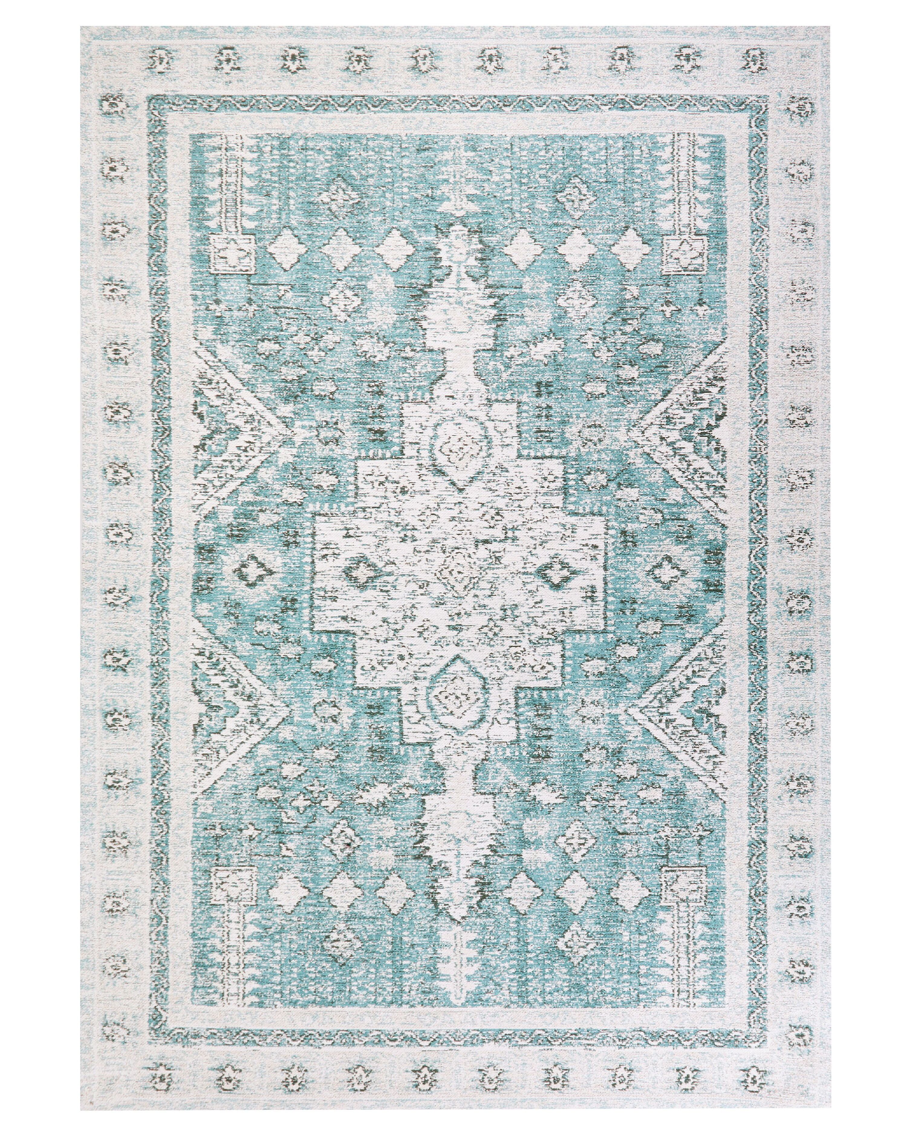 Vloerkleed FULLA Mintgroen 160 x 230 cm Katoen