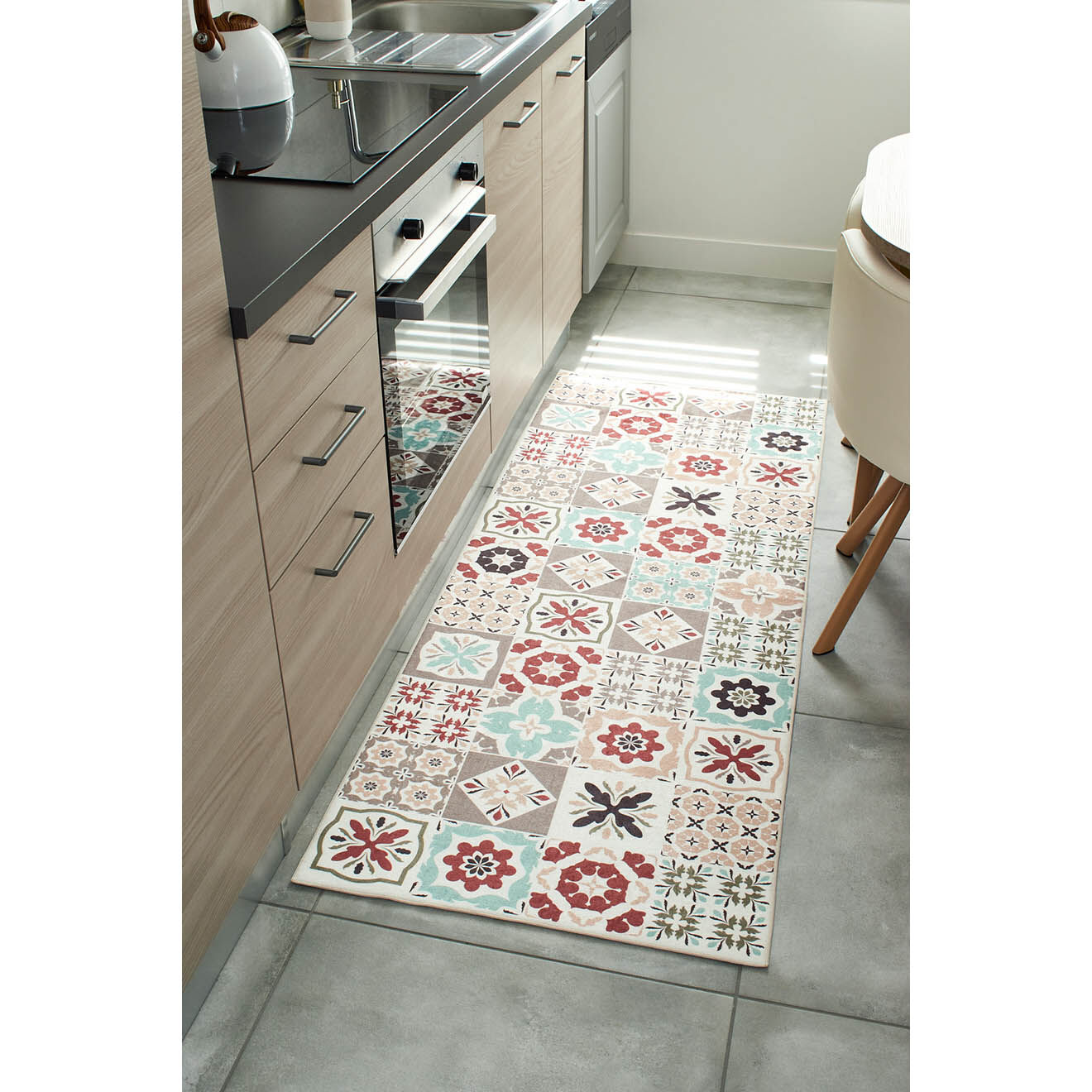 Nazar Rugs Tapis Azulejo 756 multicolore - 70x180 cm