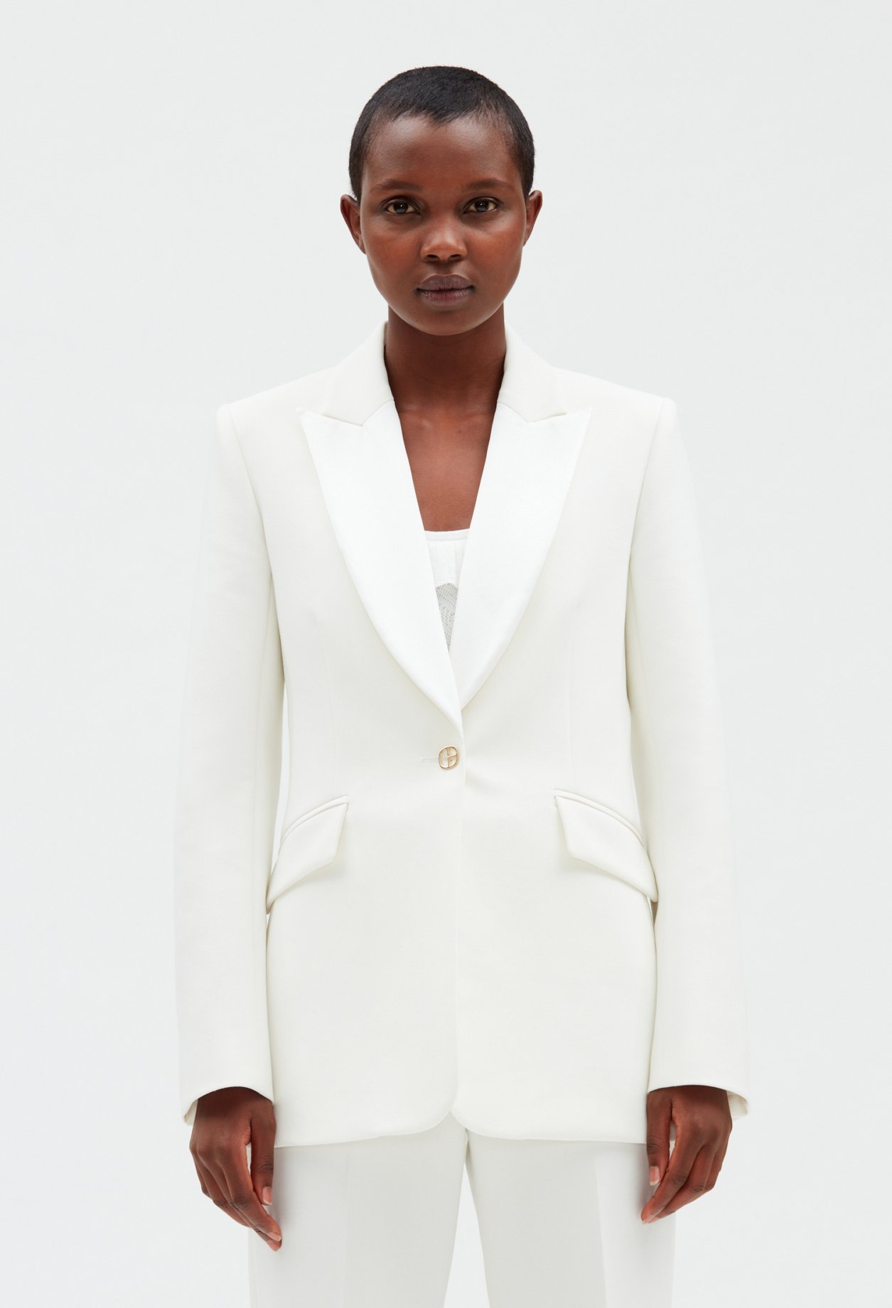 Veste tailleur blanche