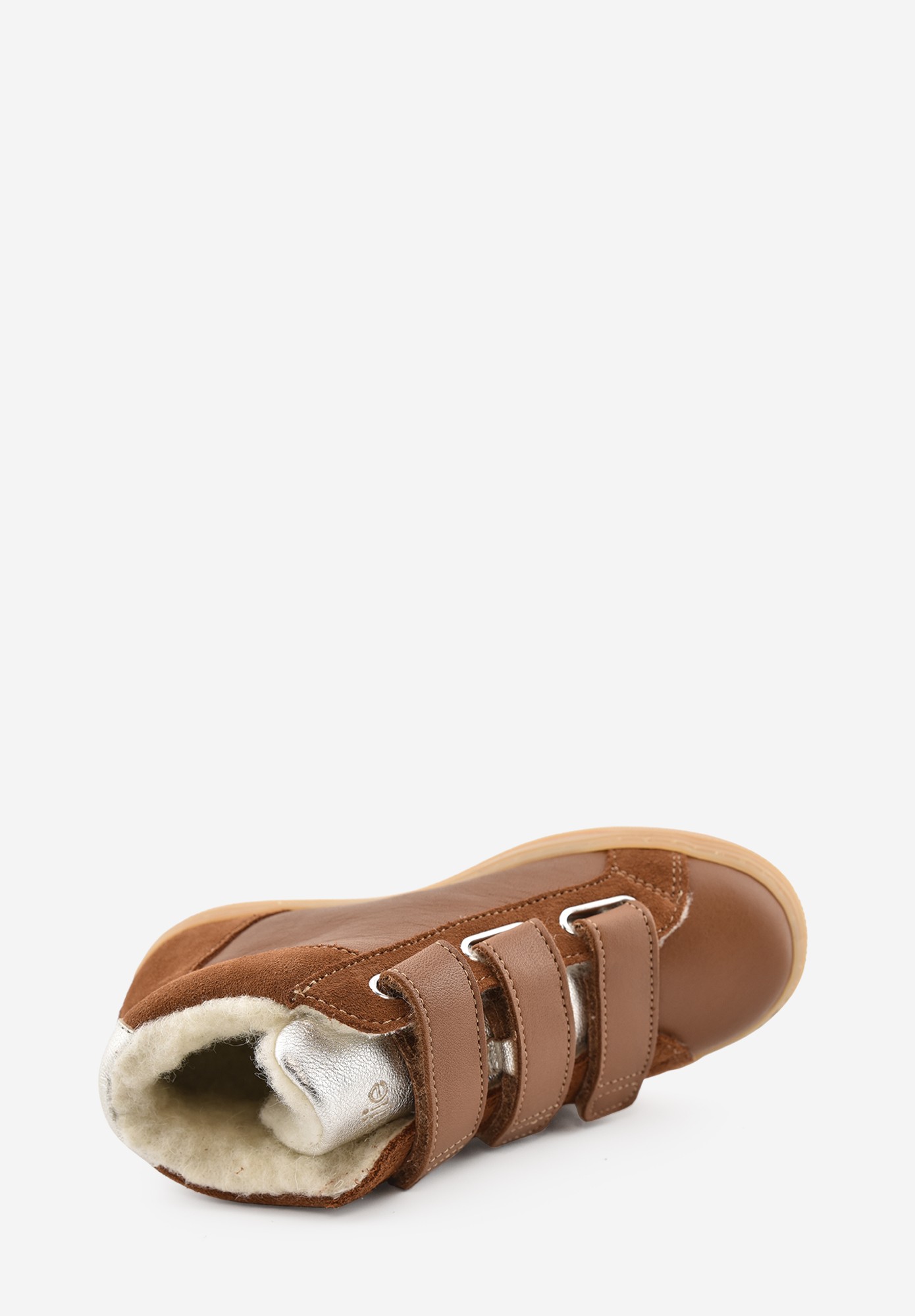 Laax cœur Wollfutter Kinder Cognac Gold