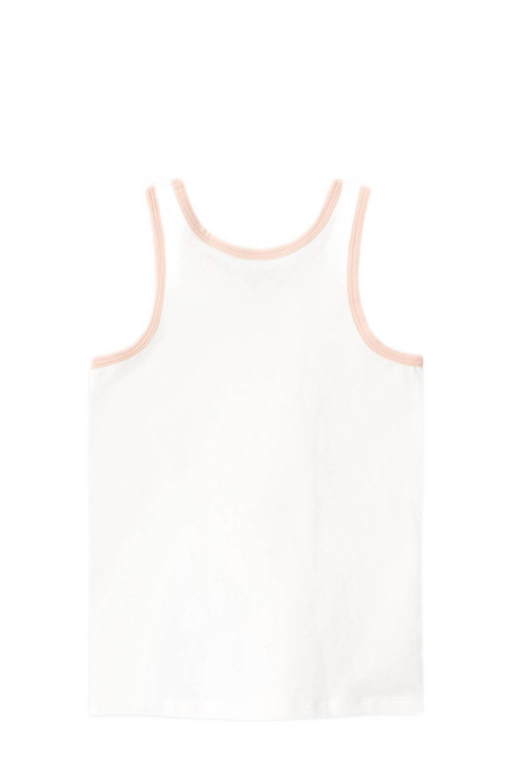 hemd NMFTANK TOP - set van 2 wit/rozezand