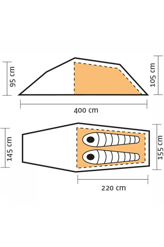 Fjällräven Fjällräven Abisko Shape 2-Persoons Tunneltent