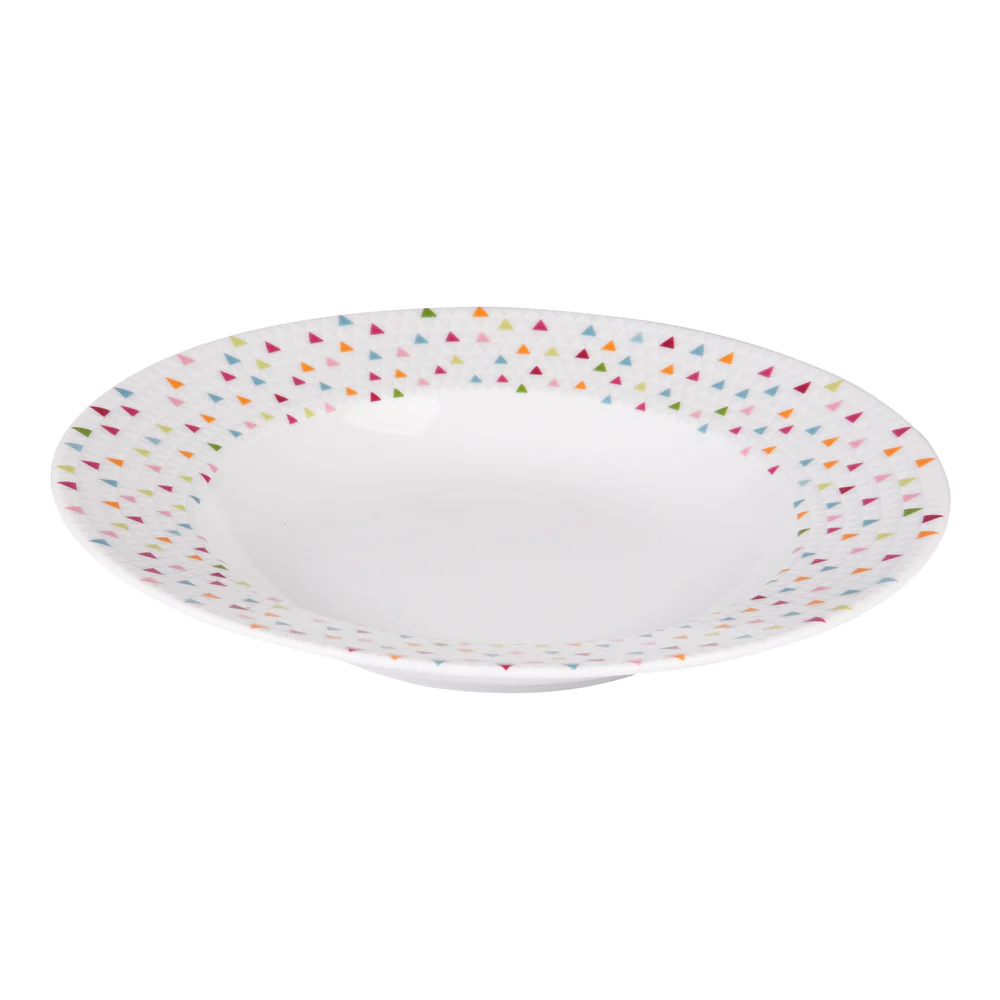 Assiette creuse Manaos 22 cm (lot de 6) Table passion