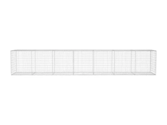 Mur en gabion avec couvercle Acier galvanisé 600x50x100