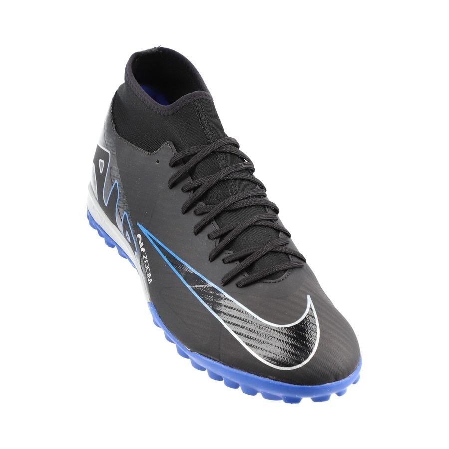 Nike Air Zoom Mercurial Superfly 9 Academy TF Shadow - Noir/Chrome/Bleu