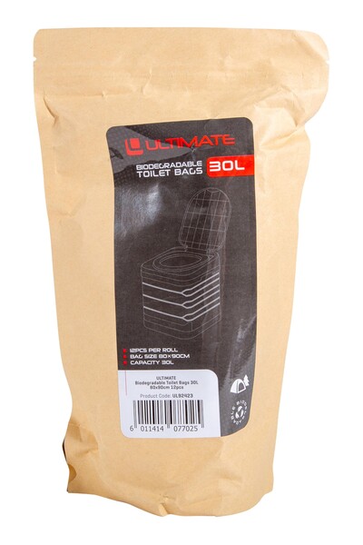 Sacs de toilette biodégradables Ultimate 30L (12 pcs)