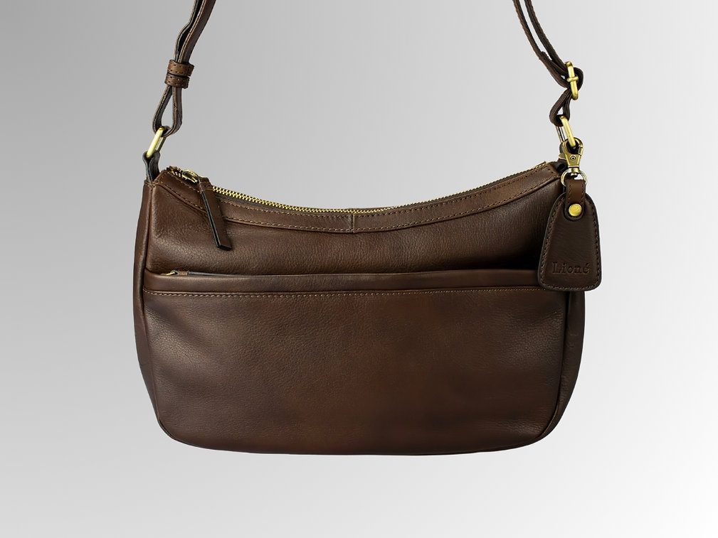 Lioné Nina Schoudertas Dark Brown