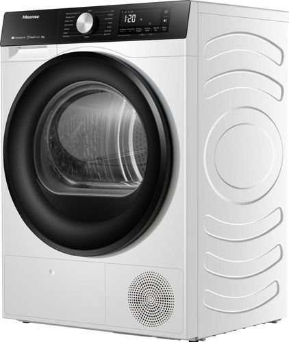 Hisense DH3S802BW3 - Warmtepompdroger - Wit - 8kg - Energiezuinig