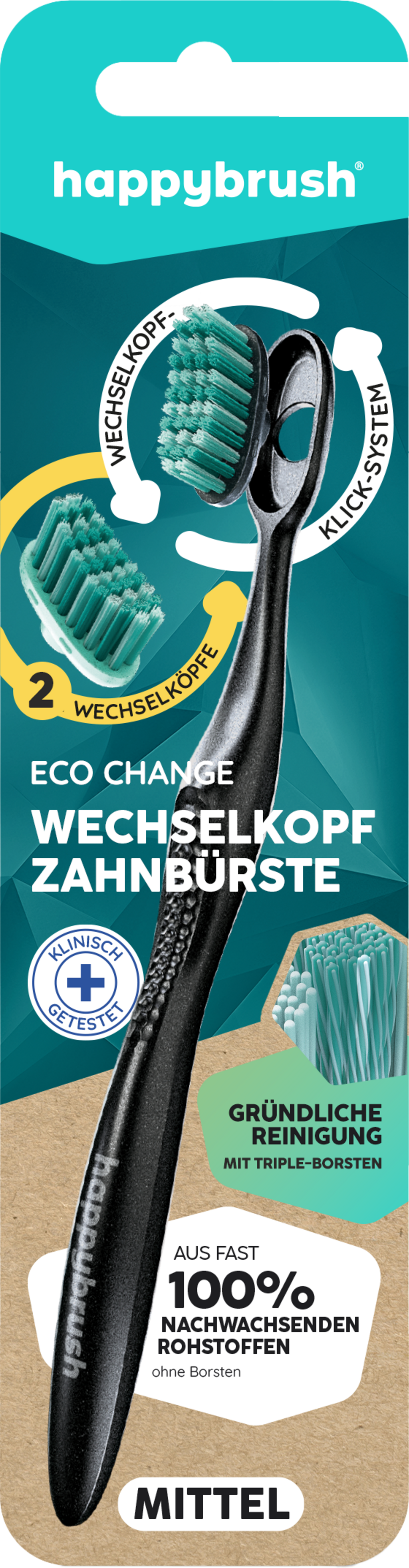 happybrush  Eco Change Zahnbürste