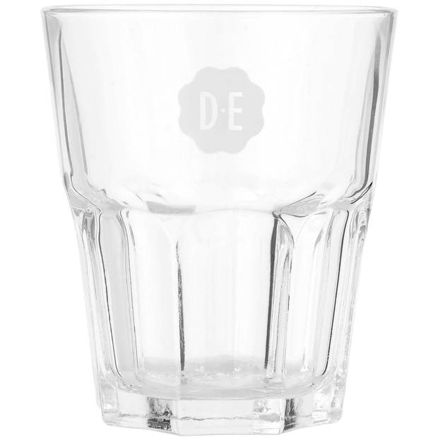 Douwe Egberts Koffieglas zegel wit - 25 cl
