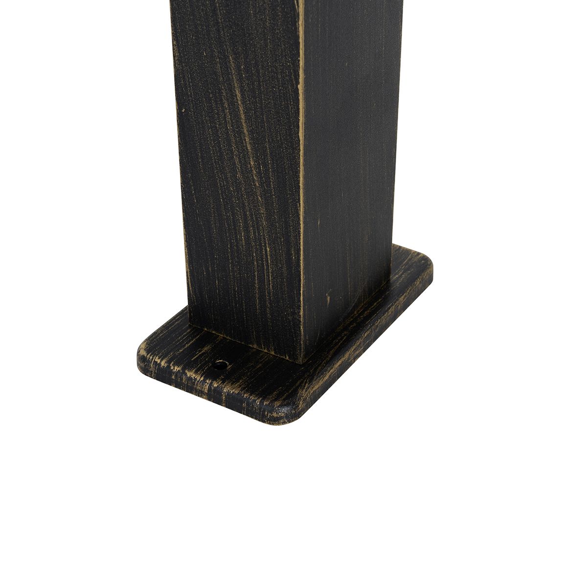 Industriële staande buitenlamp antiek goud 80 cm IP44 - Baleno