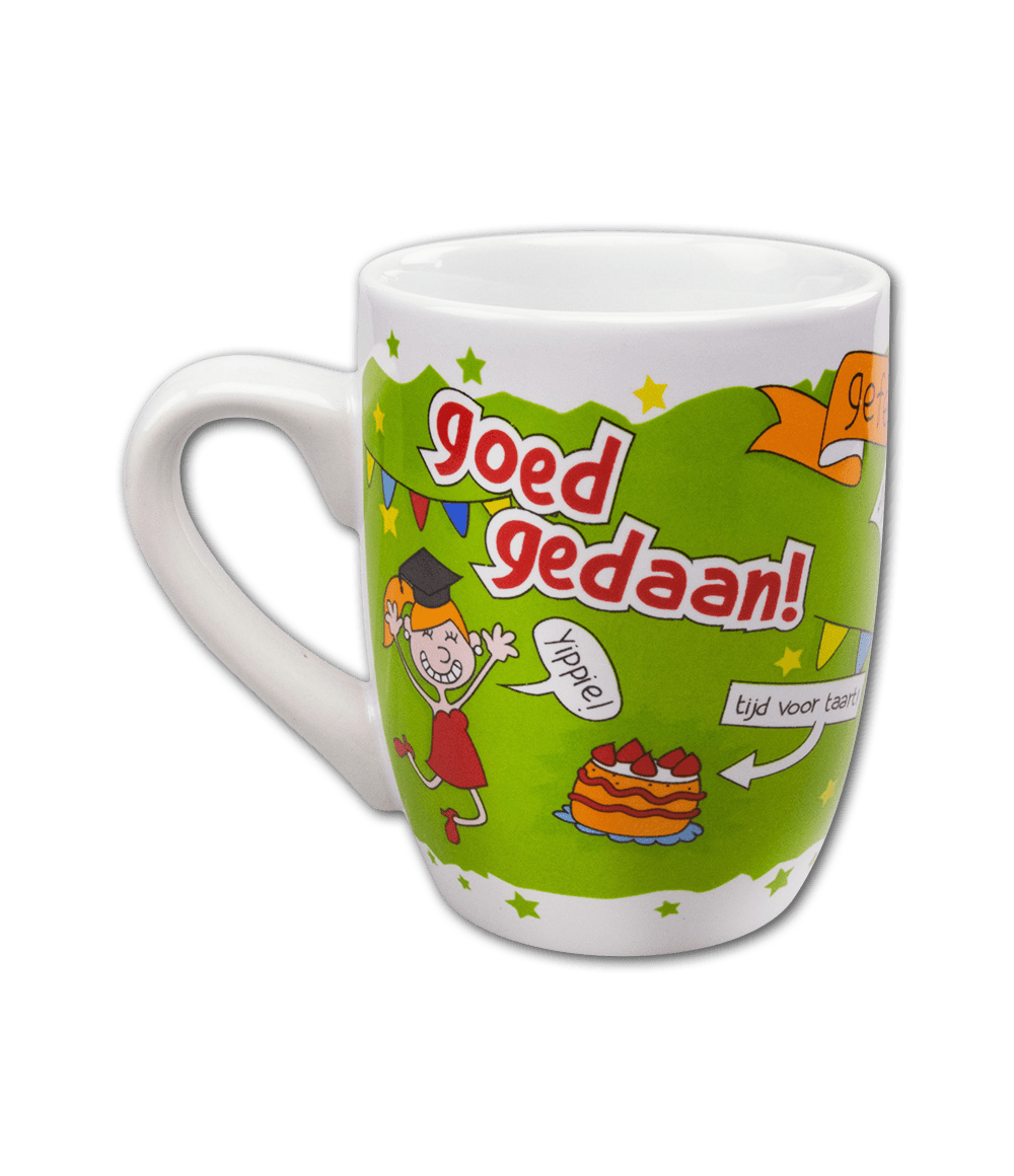 Mok Geslaagd Goed Gedaan 12cm