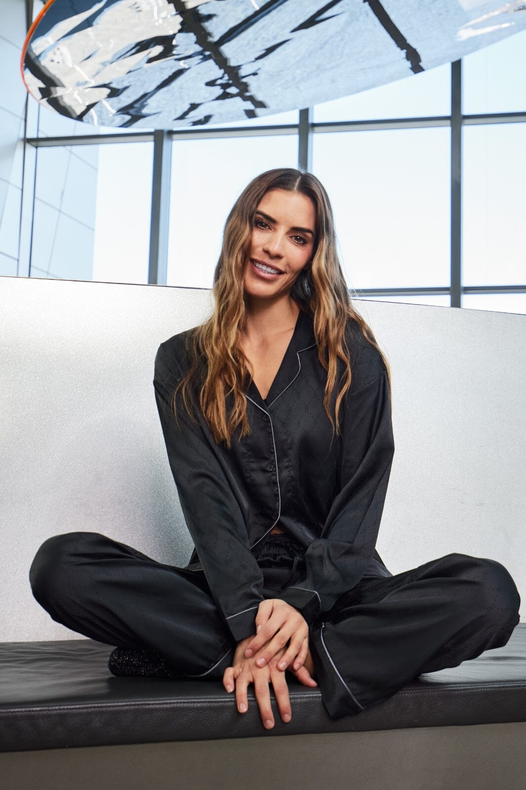 Hype The Detail Satin Pyjamas 800-43 9 sort