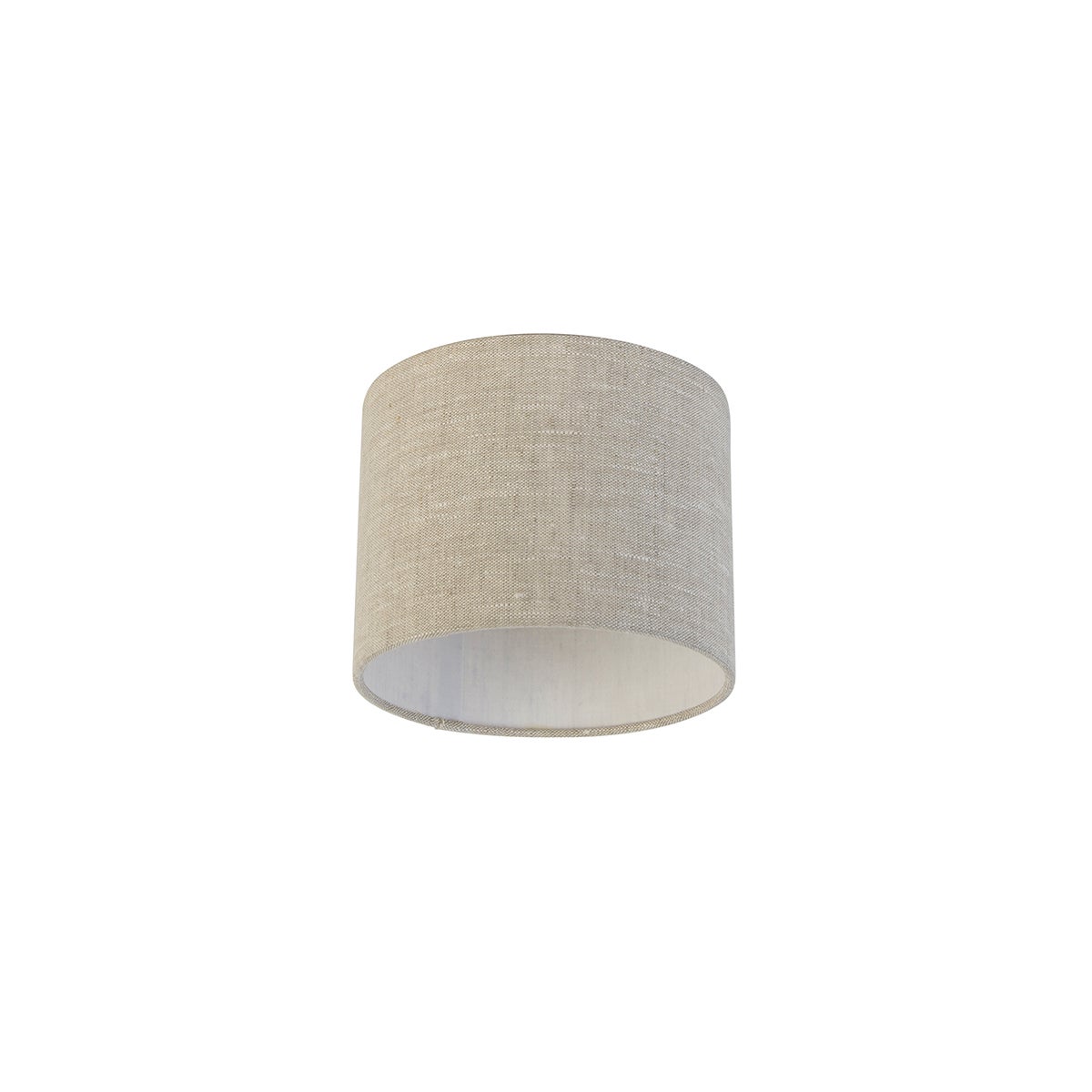 Lichtgrijze stoffen lampenkap 18/18/14