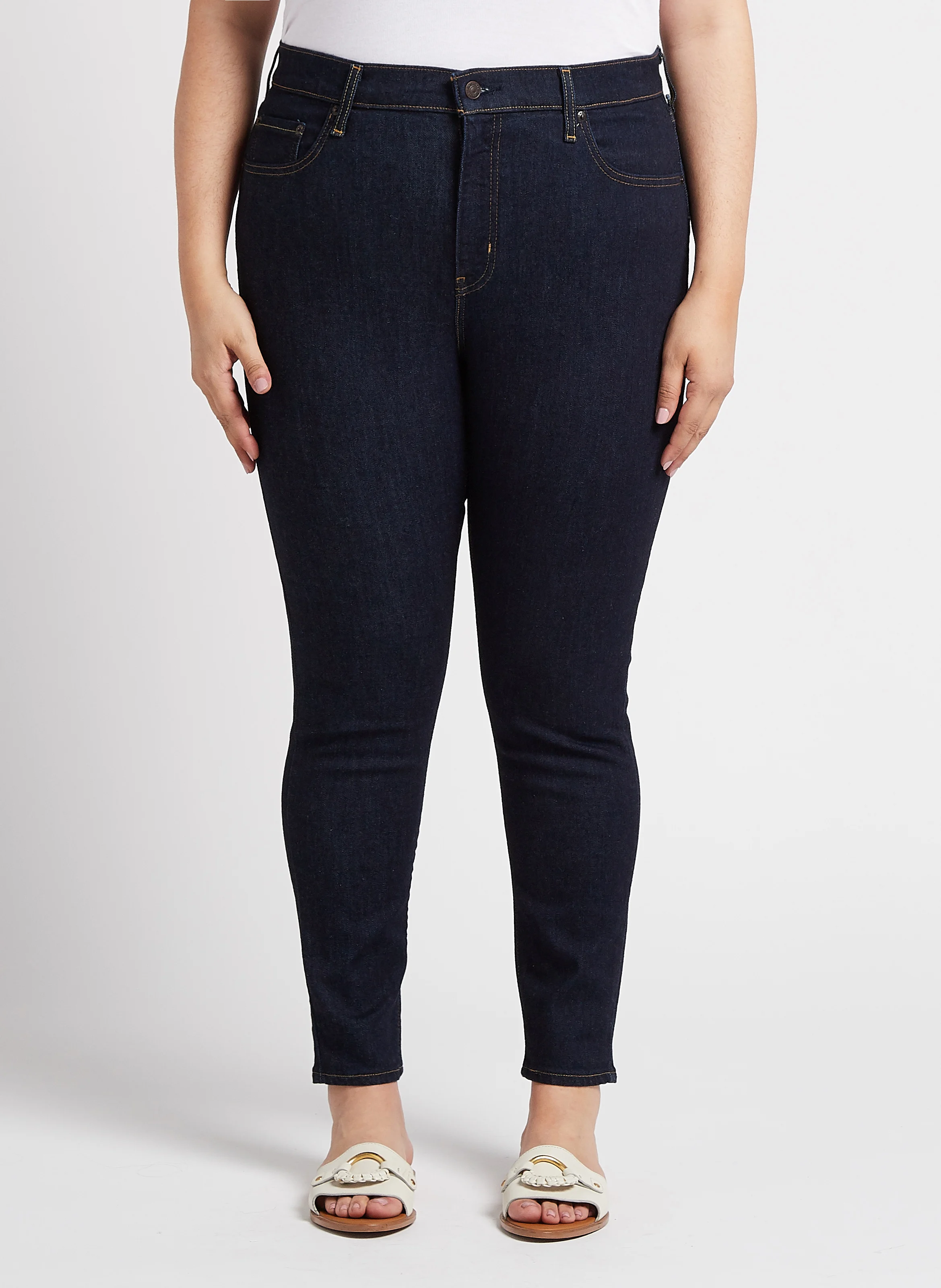 721 PL HI RISE SKINNY - Jean skinny taille haute | Noir