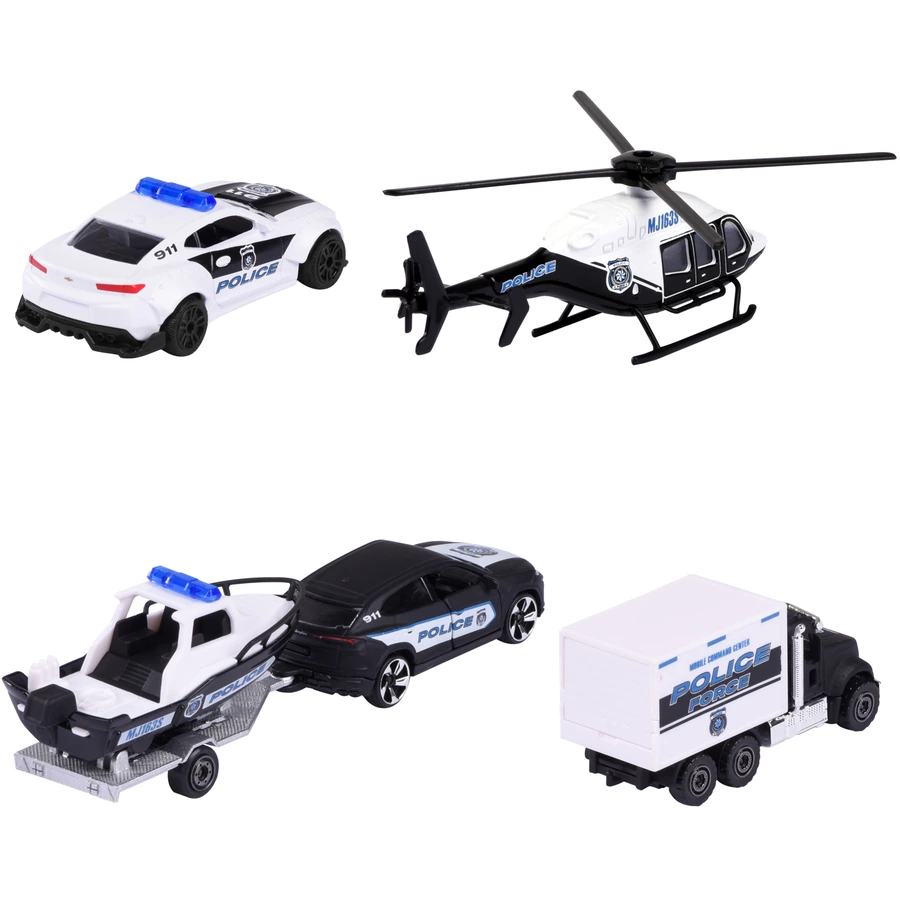 DICKIE Toys Police Force 4 Pieces Giftpack