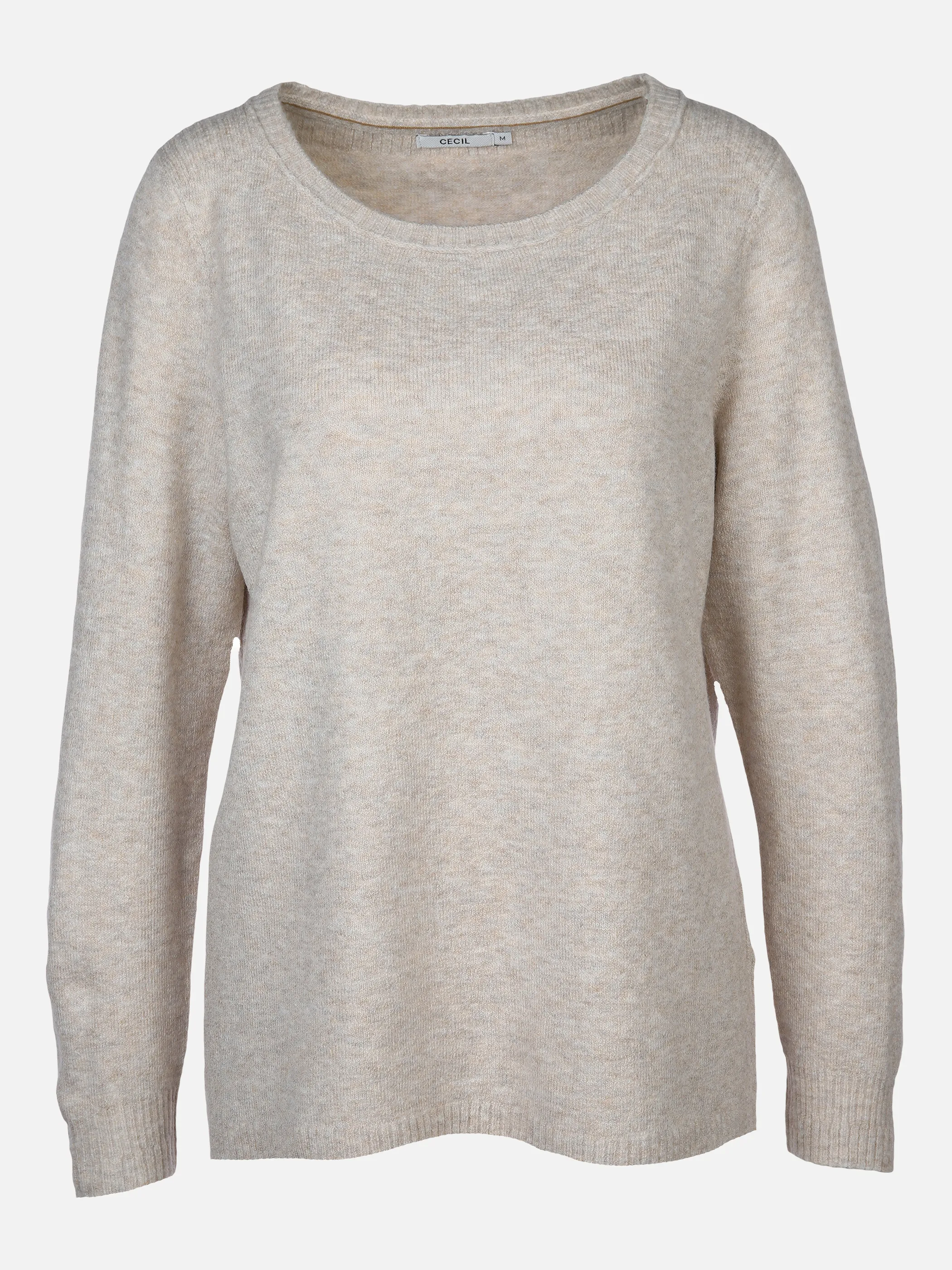 Damen Pullover mit Rippdetails