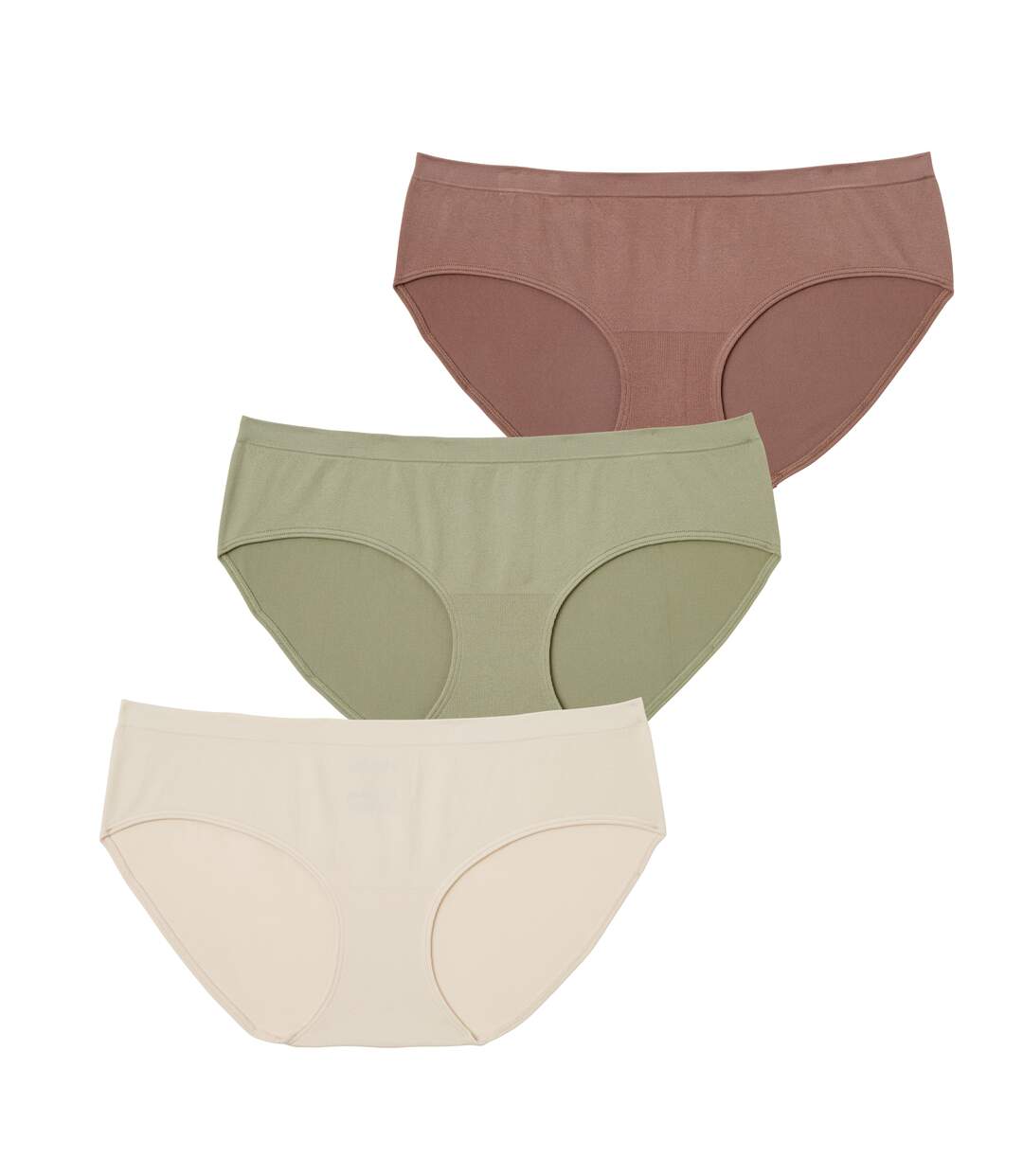 Lot de 3 slips femme Easy Sans Couture