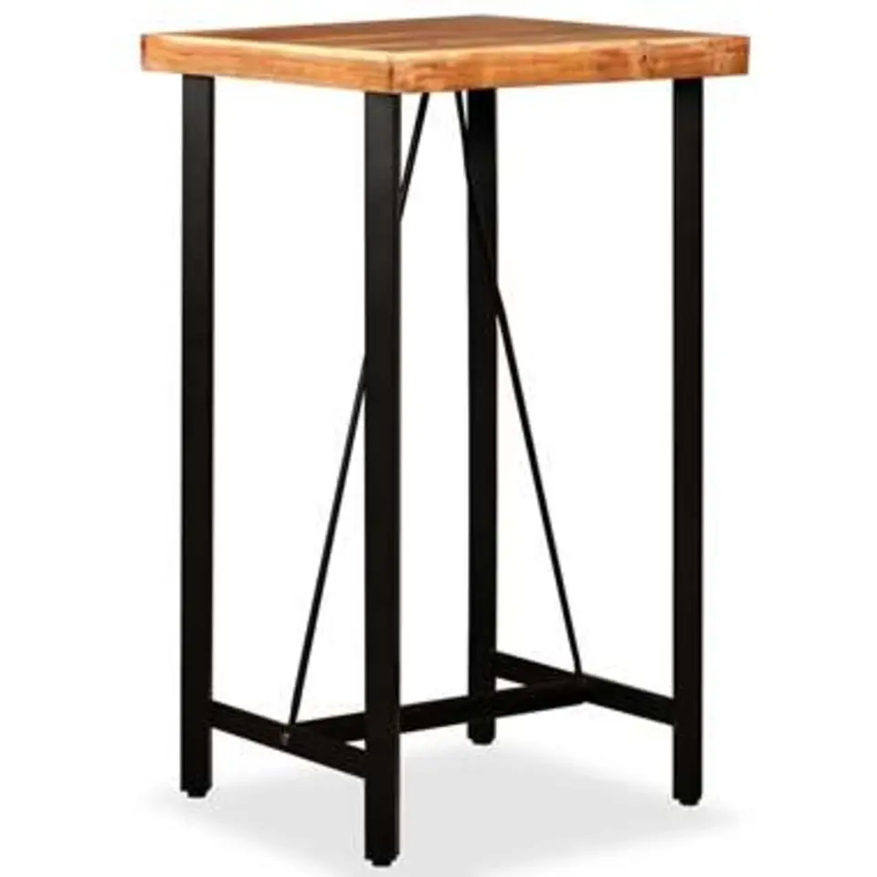 vidaXL - Bartafel - Bruin - Hout - 60 x 60 x 107 cm
