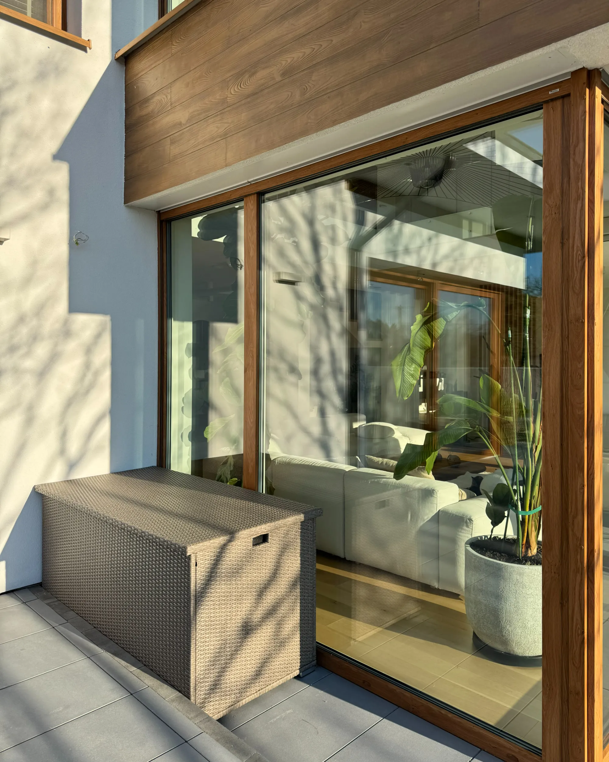 Kussenbox MODENA 155 cm 75 cm Taupe