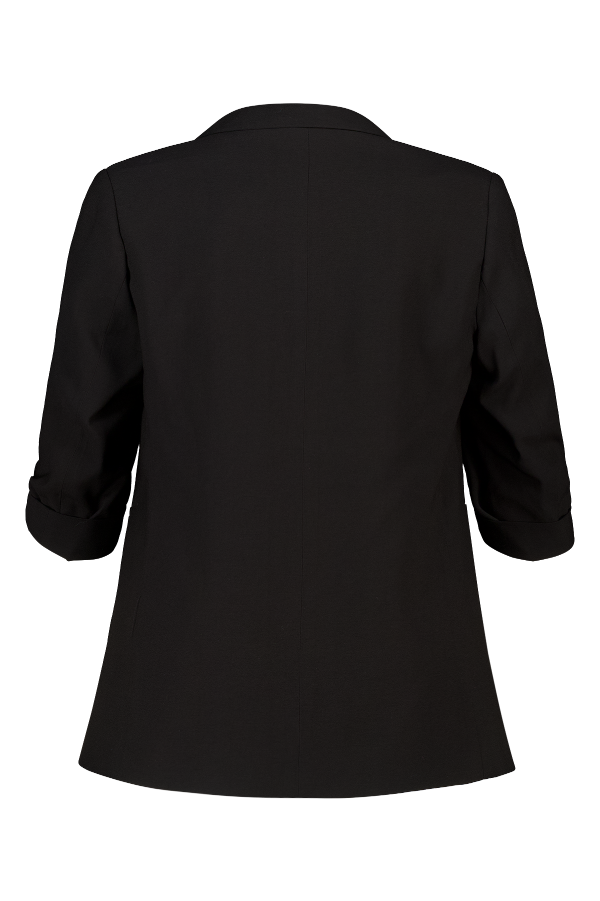 Blazer met opgerolde mouw Zwart