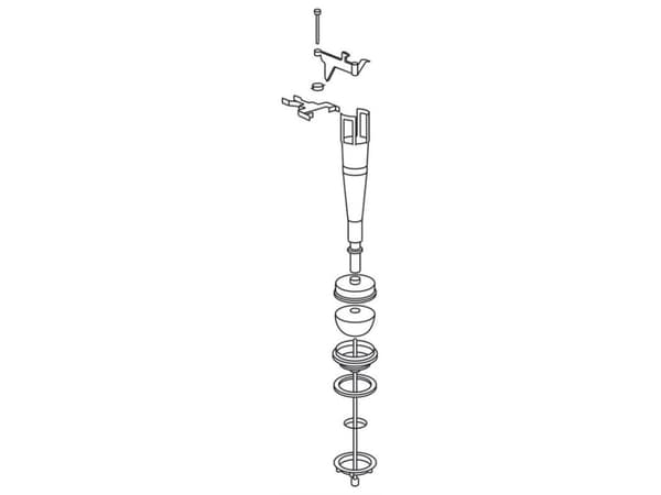 Gustavsberg GB1929900282, flerfarget, akrylonitrilbutadienstyren, metall