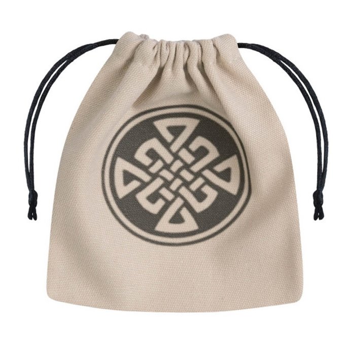 Sac à Dés - Celtique Beige  et  Noir