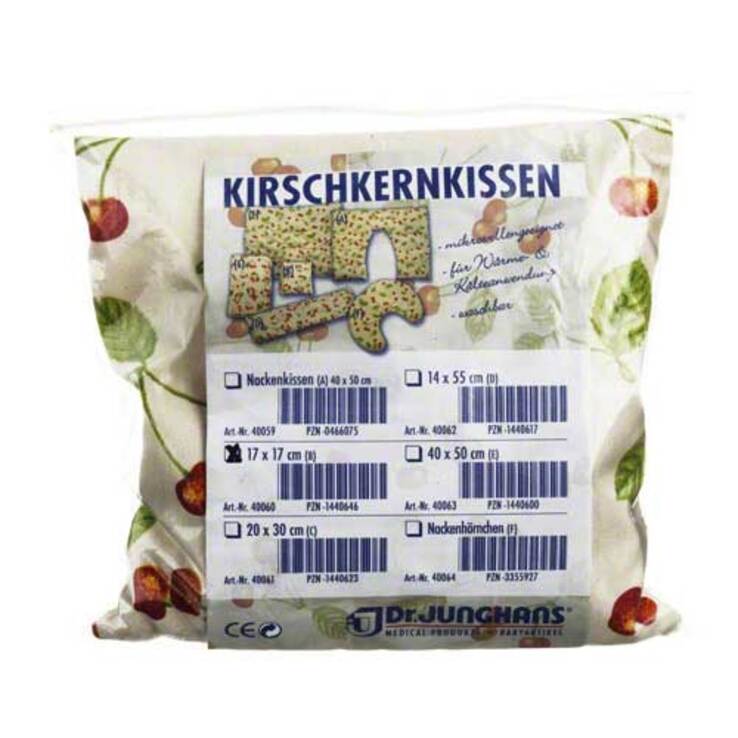 Kirschkernkissen 17x17 cm für Mikrowelle, 1 St