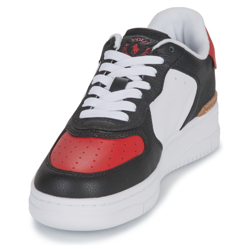 Polo Ralph Lauren - MASTERS CRT-SNEAKERS-LOW TOP LACE Negro / Blanco / Rojo