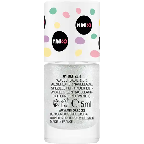 Peel-Off Nagellack 01 Glitzer