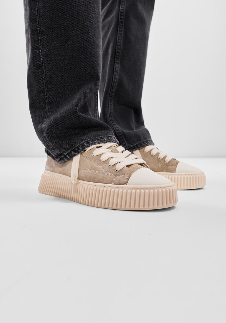 beige rhun lage sneakers 2020 treble