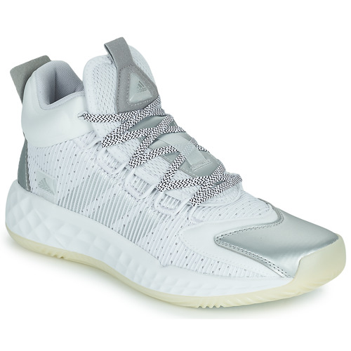 adidas Performance - PRO BOOST MID - Blanc / Argenté