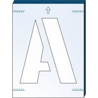 Pochoir Lettres & Chiffres PVC - 2,5 cm, 5cm, 7,5cm ou 10 cm