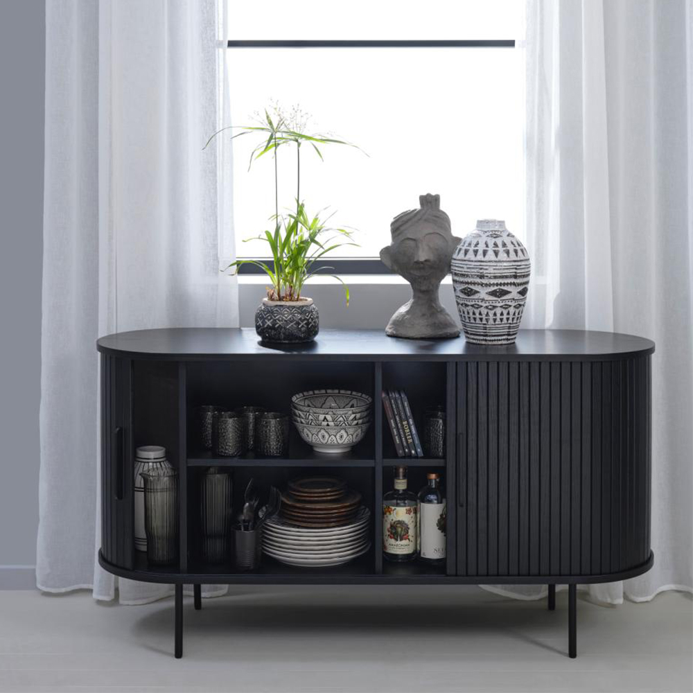 Houten sideboard Lenn Wit eiken
