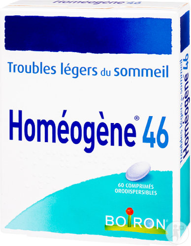Boiron Homéogène 46 Troubles Légères Du Sommeil 60 Comprimés Orodispersibles
