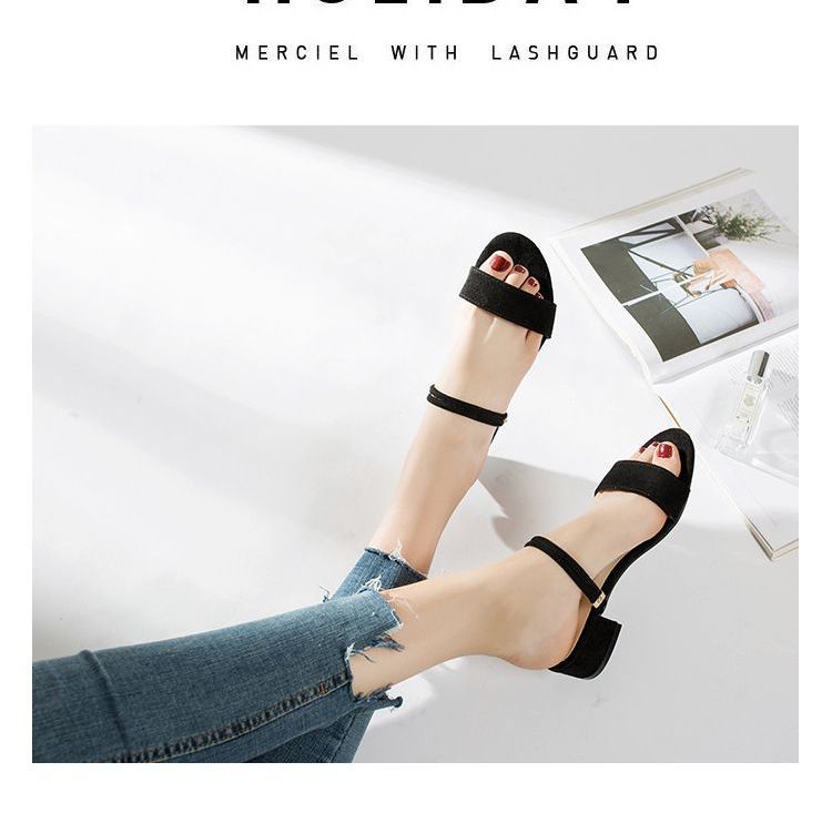 Terute - Sandalen met blokhak en twee kanten