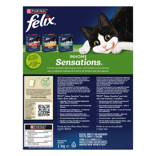 felix Inhome Sensations mit Huhn, Getreide und Gartengemüse
