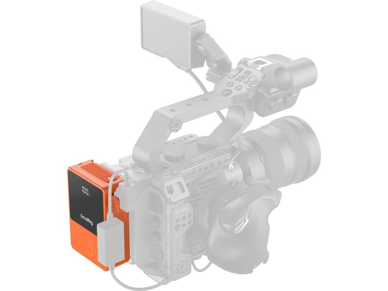 Smallrig VB50 Mini V-Mount-Batterie Orange Kompakter und leichter V-Mount-Akku