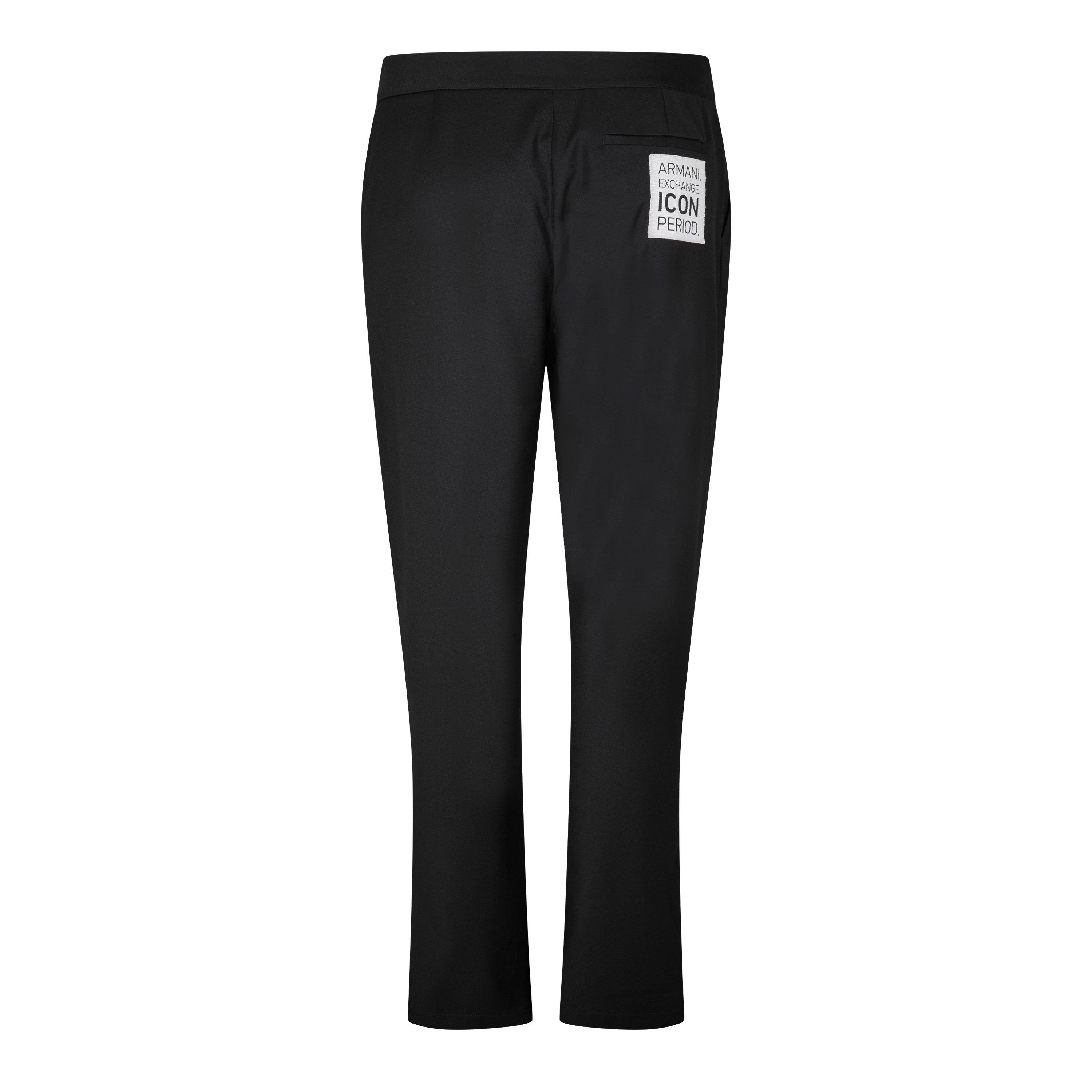 Armani Exchange Icon Logo Patch Trousers