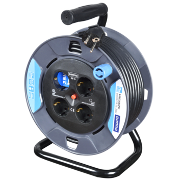 GAMMA Kabelhaspel 4-voudig RA 25 Meter