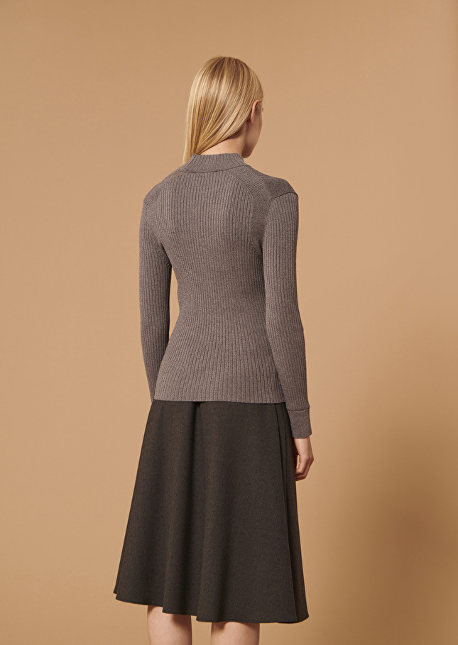 Pull Prudiegris côtelé