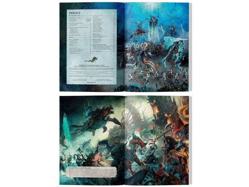 Games Workshop Warhammer Age of Sigmar – Kriegsbuch der Ord Idoneth Deepkin DEUTSCH