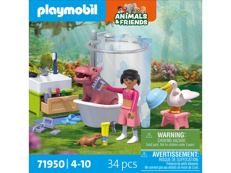 Playmobil Animals & Friends Tierischer Badespass 71950 Spielzeug-Set