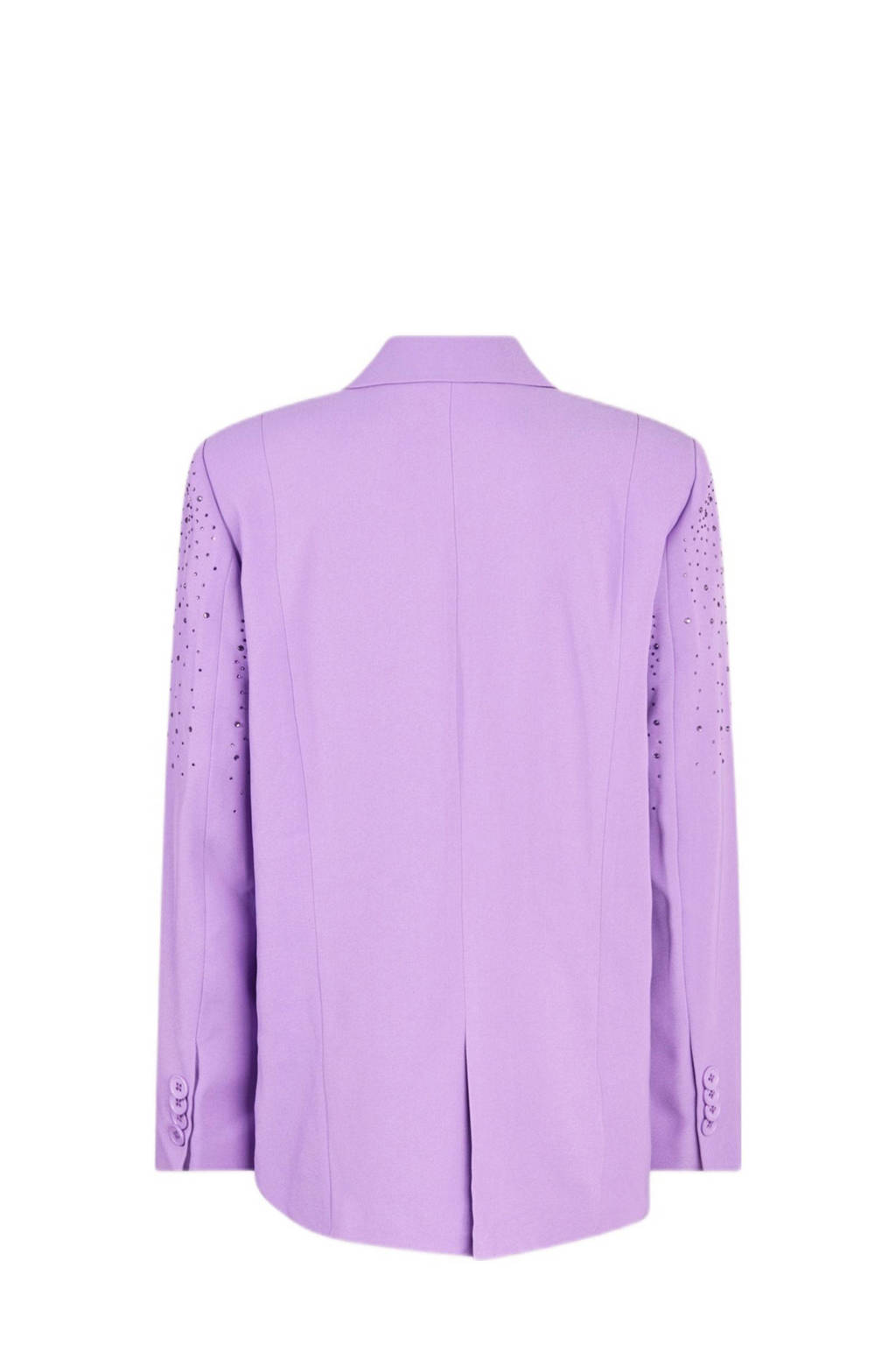Shoeby blazer met strass steentjs paars