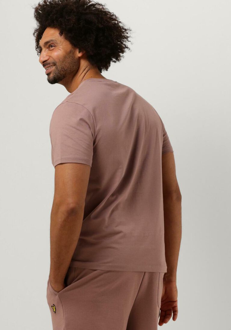 LYLE & SCOTT roze lyle & scott t-shirt plain t-shirt
