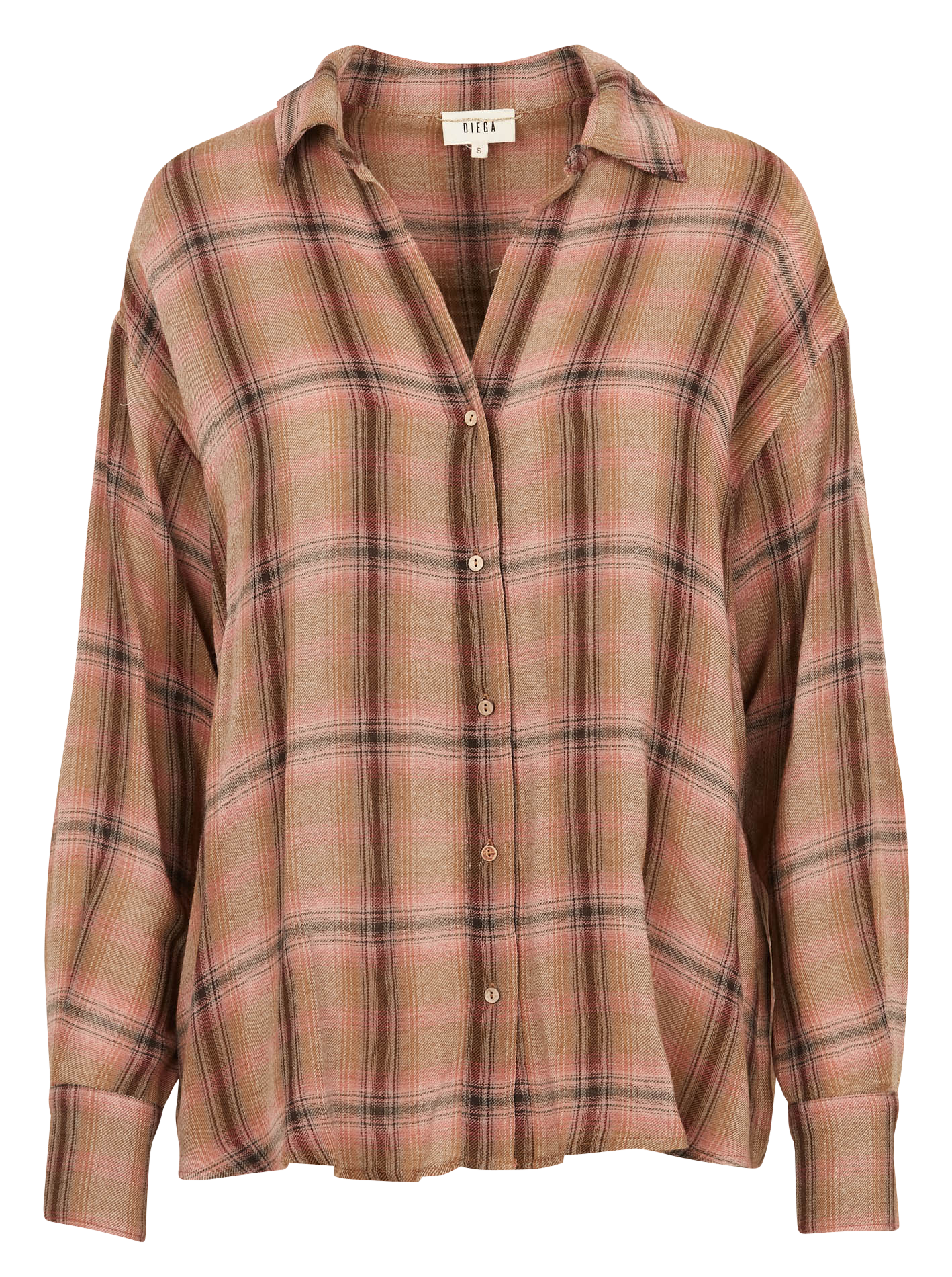 CIRILLA - Chemise col classique| Marron