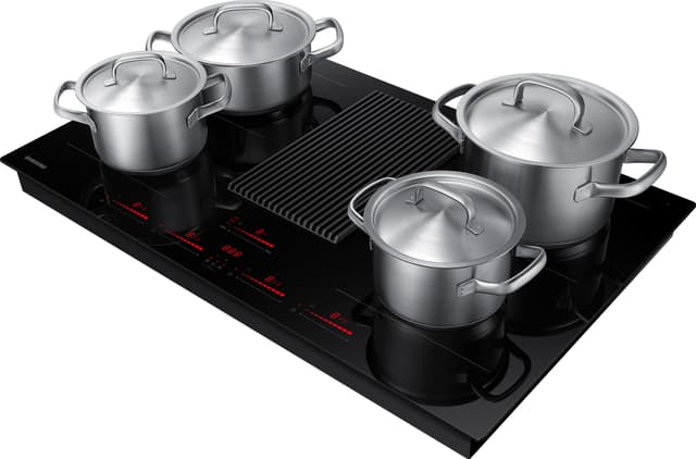 Samsung Infinite Line induktionskogeplade med udsugning NZ84T9747VK