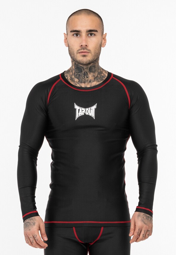 Tapout Herren Langarm-Funktionsshirt schmale Passform BEDROCK